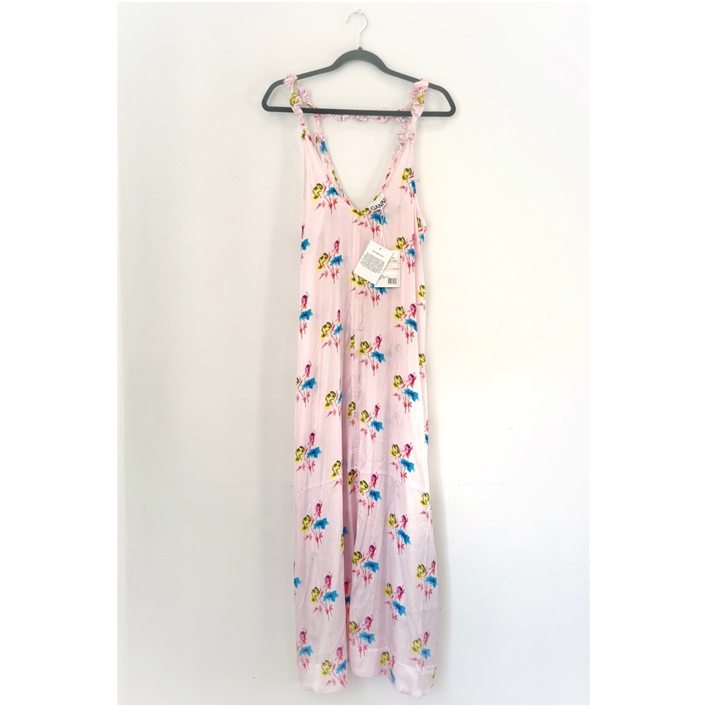 Ganni organic silk dress